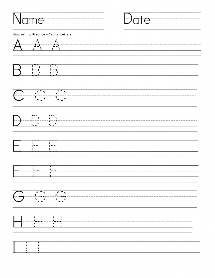 Practice Tracing The Letter A Worksheets 99Worksheets