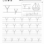 Practice Tracing The Letter Y Worksheets 99worksheets Printable