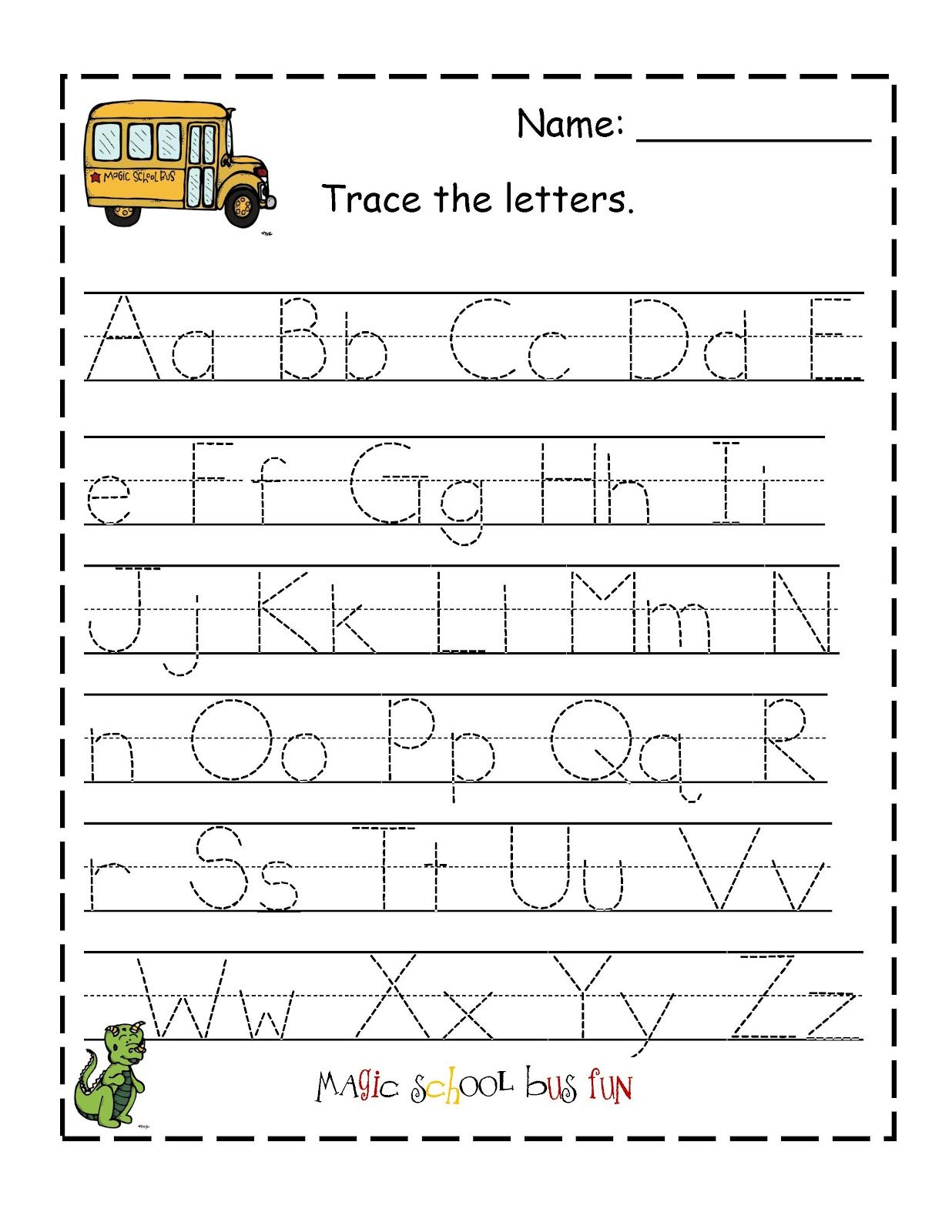 Pre K Alphabet Tracing Worksheets AlphabetWorksheetsFree