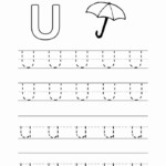 Preschool Letter U Tracing Worksheets In 2020 Writing Practice