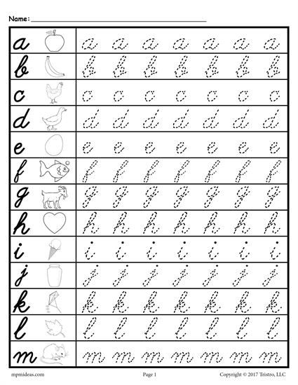 Printable Cursive Writing Worksheets For Lkg GoodWorksheets