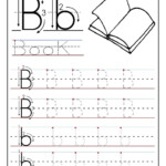 Printable Letter B Tracing Worksheets For Preschool Alphabet