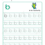 Printable Letter B Tracing Worksheets For Preschool Alphabet Trace