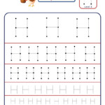 Printable Letter H Tracing Worksheets For Preschoolers Preschool Crafts