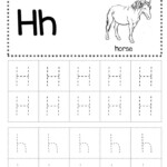 Printable Letter H Tracing Worksheets For Preschoolers Preschool Crafts