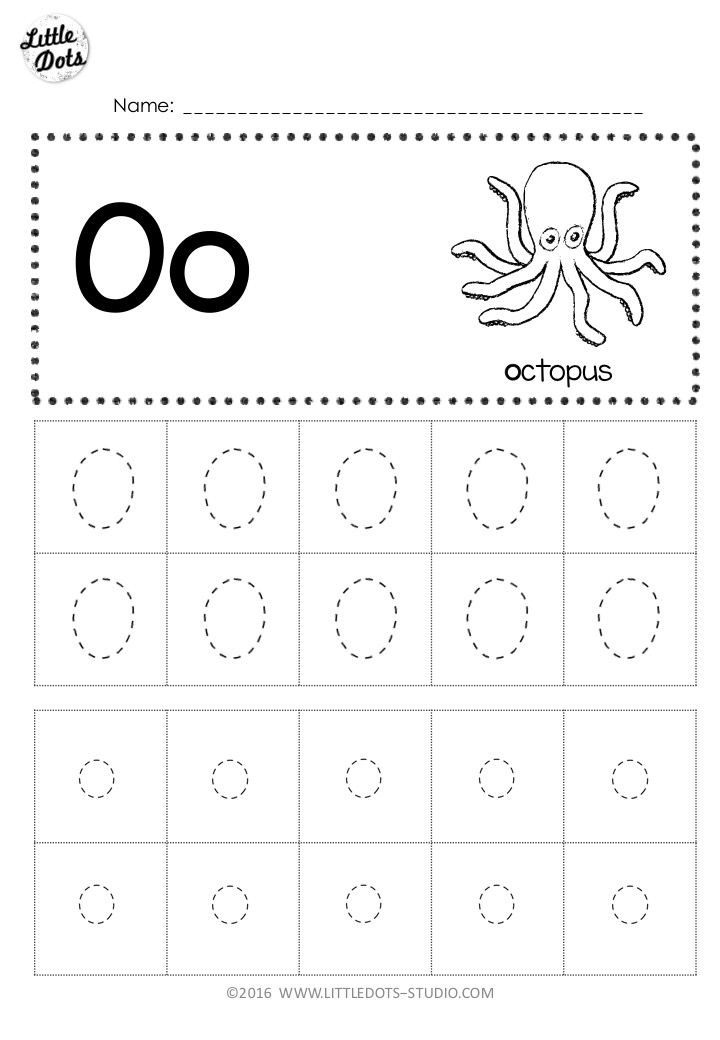 Printable Letter O Tracing Worksheet Ubicaciondepersonas cdmx gob mx