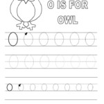 Printable Letter O Tracing Worksheets For Preschool Letter O 12
