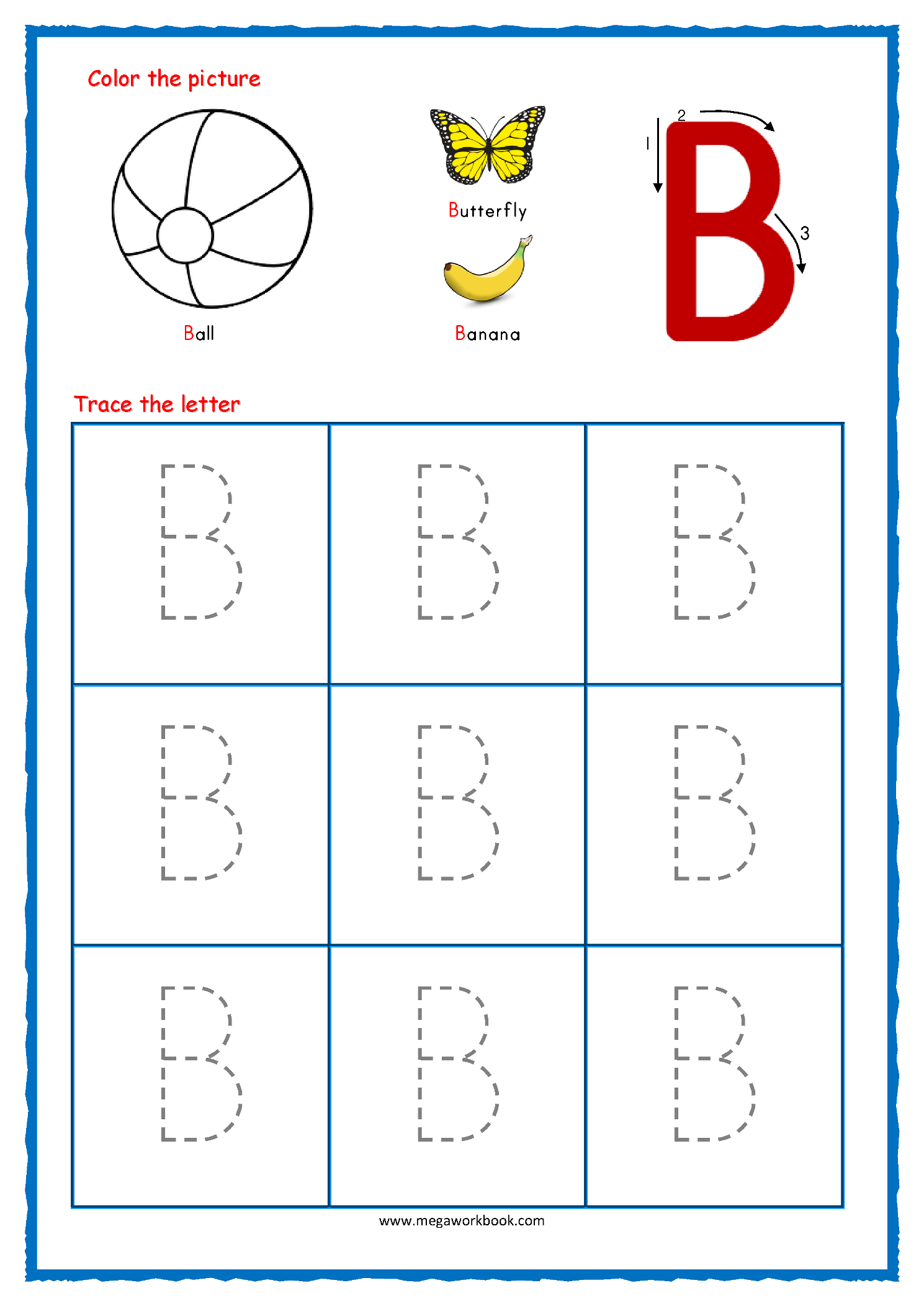 Printable Letter Tracing Free