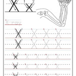 Printable Letter X Tracing Worksheets For Preschool Preschool Letter