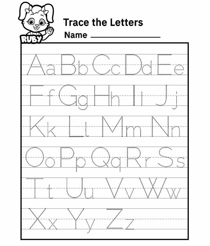 Printing Alphabet Letters Worksheet Tracing Worksheets Alphabet