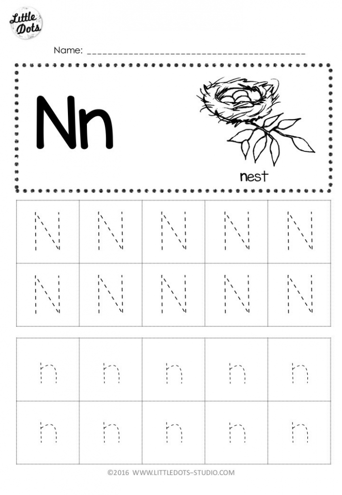 The Letter N Worksheets 99Worksheets