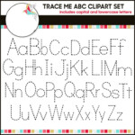 Traceable Alphabet Letters To Print Alphabet Tracing Alphabet