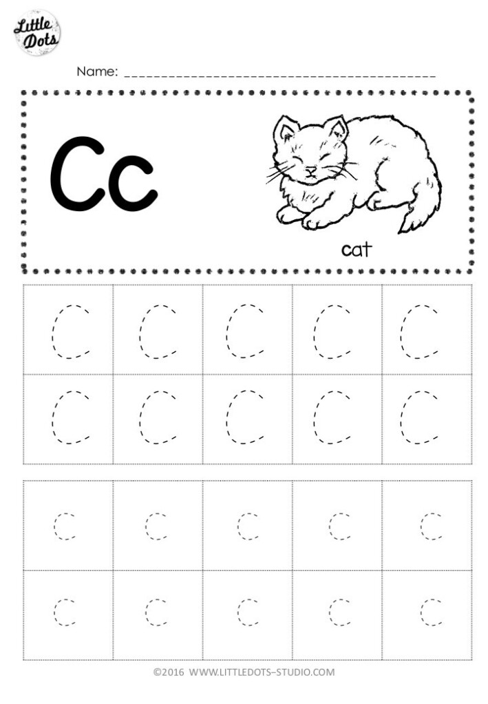 Tracing Letter C Printables Printable Word Searches