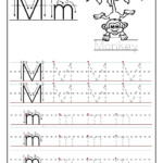 Tracing Letter M Worksheets Kindergarten TracingLettersWorksheets