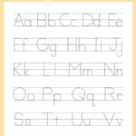 Tracing Letter Paper Letter Tracing Worksheets