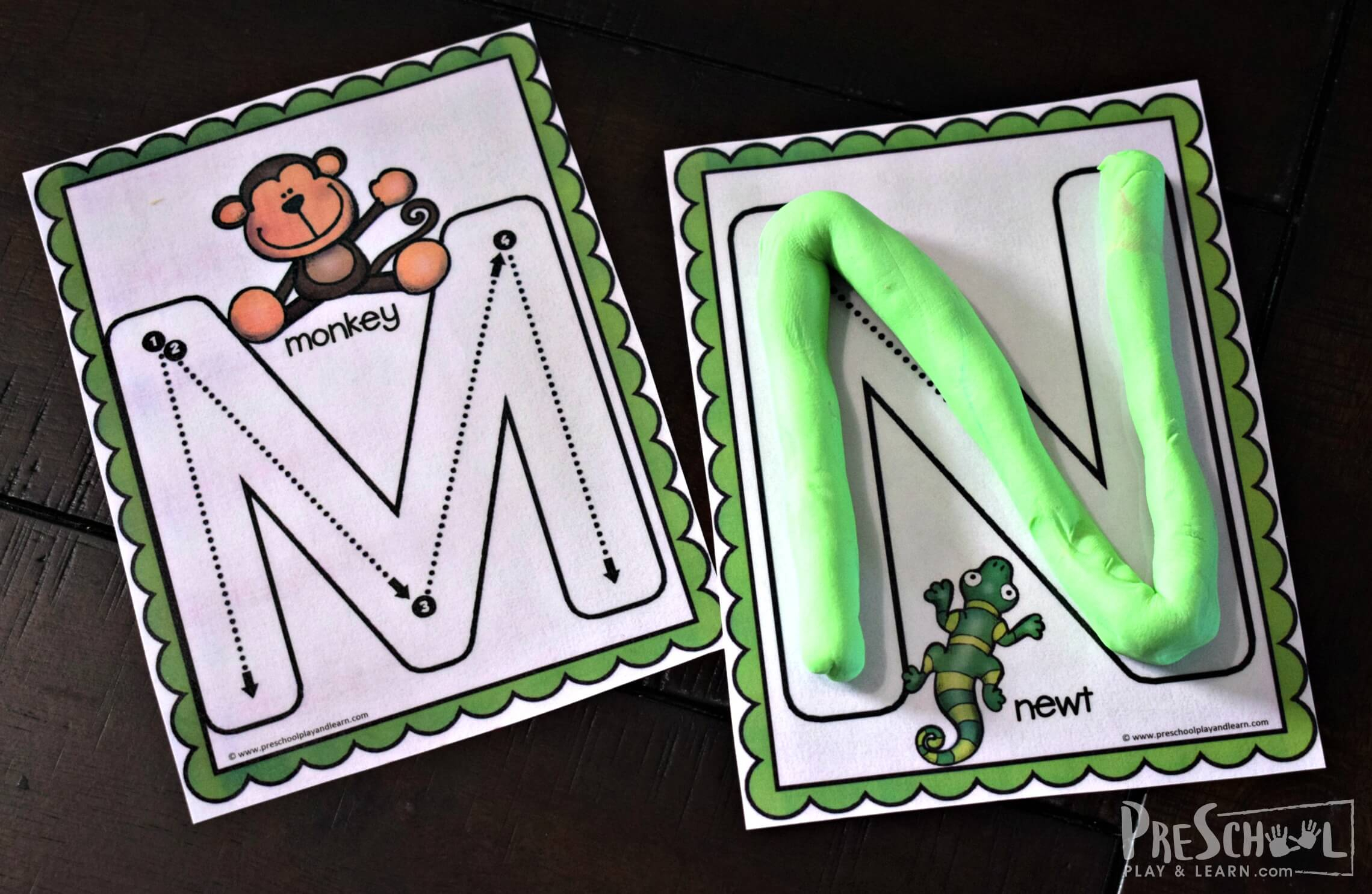 Tracing Letters With Playdough TracingLettersWorksheets