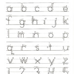 Tracing Lowercase Alphabet Letters TracingLettersWorksheets