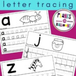 Tracing Lowercase Letters Planes Balloons