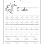 Tracing Page Of The Letter S Worksheets Name Tracing Generator Free