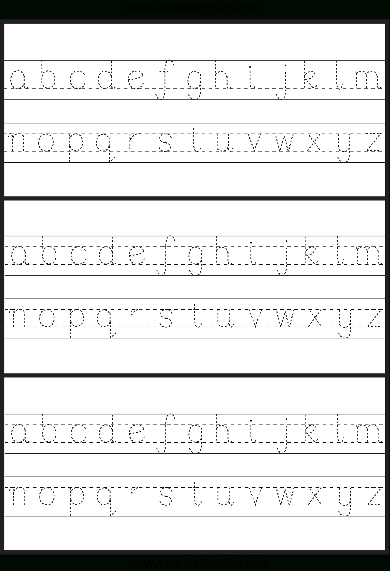 Tracing Small Letters Worksheets Pdf Tracinglettersworksheetscom Pin 