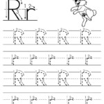 Tracing Worksheet For Letter R Dot To Dot Name Tracing Website