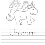 U Is For Unicorn Coloring Page Unicorn Coloring Pages Unicorn Colors
