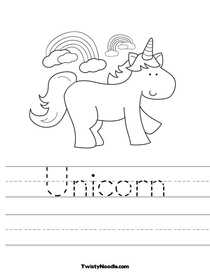U Is For Unicorn Coloring Page Unicorn Coloring Pages Unicorn Colors 