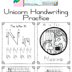 Unicorn Handwriting Practice Letter Tracing Workbook Out Now On