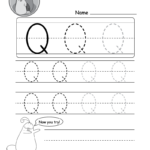 Uppercase Letter Q Tracing Worksheet Doozy Moo