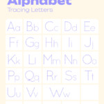 10 Best Free Printable Alphabet Tracing Letters Printablee