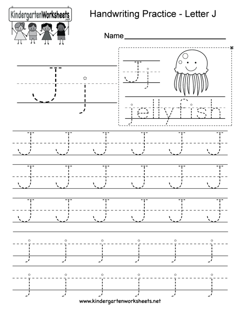 4 Best Printable Letter J For Preschoolers Printableecom Kindergarten 