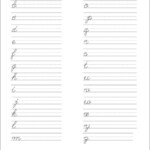 5 Printable Cursive Handwriting Worksheets For Beautiful Penmanship