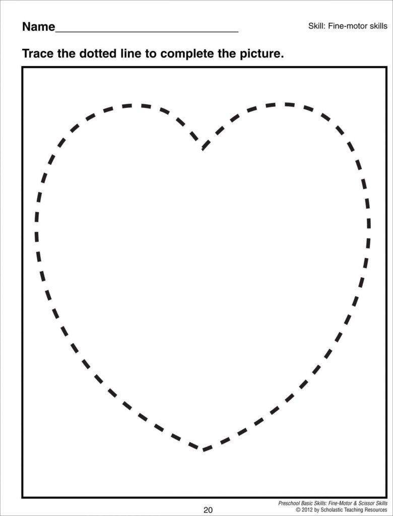 7 Heart Shape Preschool Worksheet heartshapepreschoolworksheet 