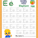 Alphabet Ee Letter Printable Letter Ee Tracing Worksheets