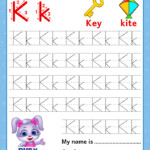 Alphabet Kk Letter Printable Letter Kk Tracing Worksheets