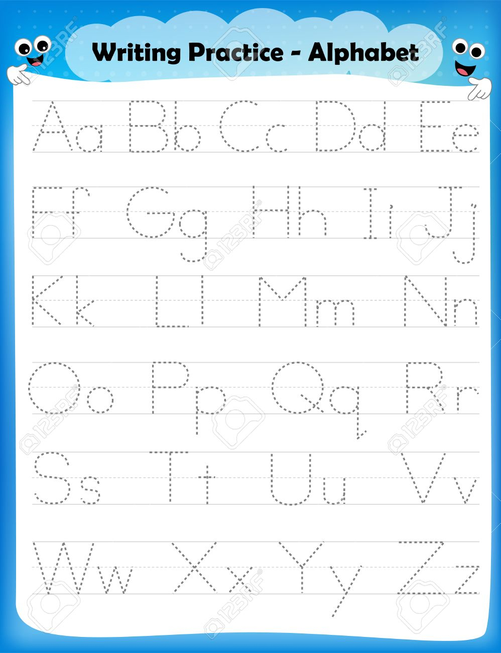 Alphabet Letters Tracing For Preschoolers TracingLettersWorksheets