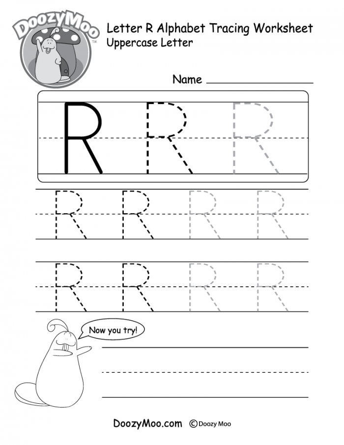 Alphabet Practice R Worksheets 99Worksheets