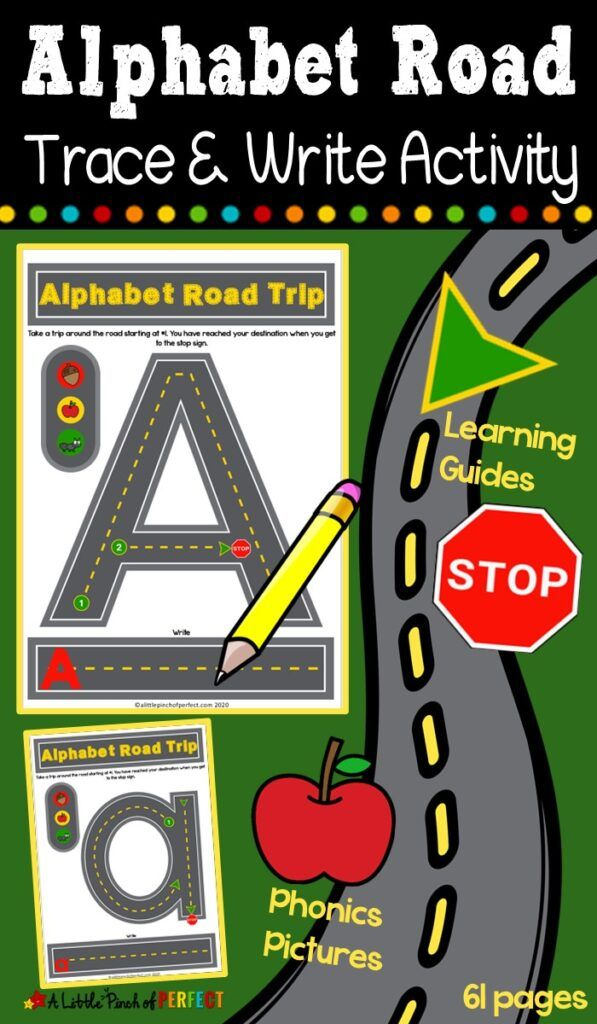 Alphabet Road Letter Mats Trace And Write Set In 2020 Writing