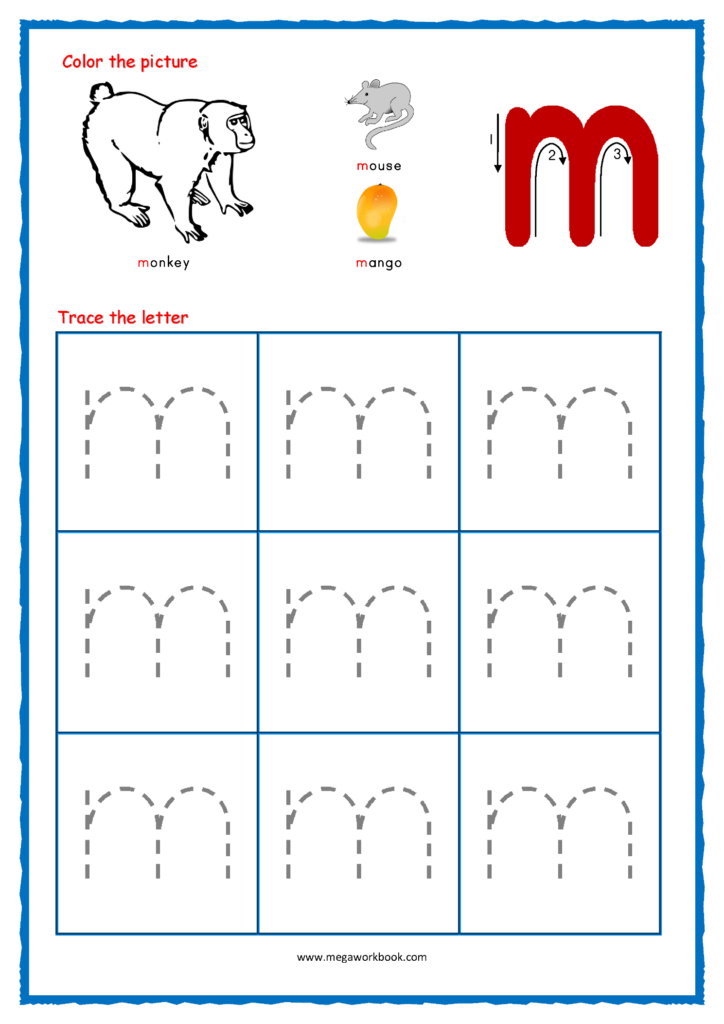 Alphabet Tracing Small Letters Alphabet Tracing Worksheets 