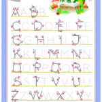 Alphabet Tracing Worksheet