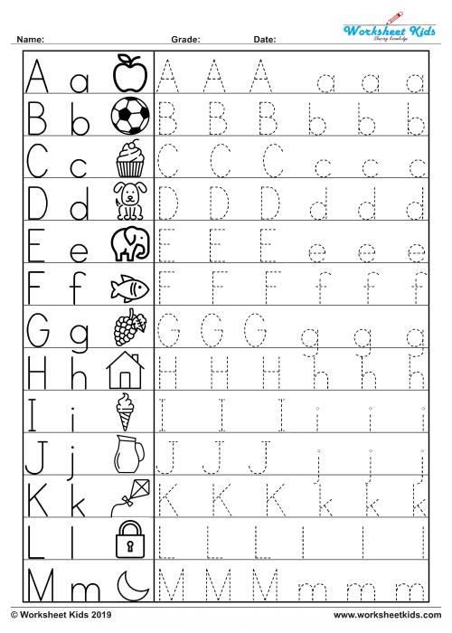 Alphabet Letter Tracing Pinterest - Letter Tracing Worksheets