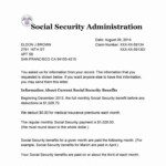 Benefits Verification Letter Beautiful Social Security Benefit Letter