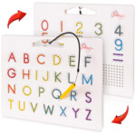 Buy Magnetic Alphabet Tracing Board Double Sided Letters Numbers