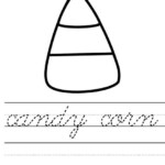 Candy Corn Worksheet Candy Corn Halloween Preschool Tracing