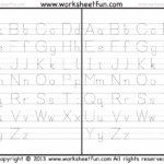 Capital And Small Letter Tracing Worksheet In Spanish Dot To Dot Name