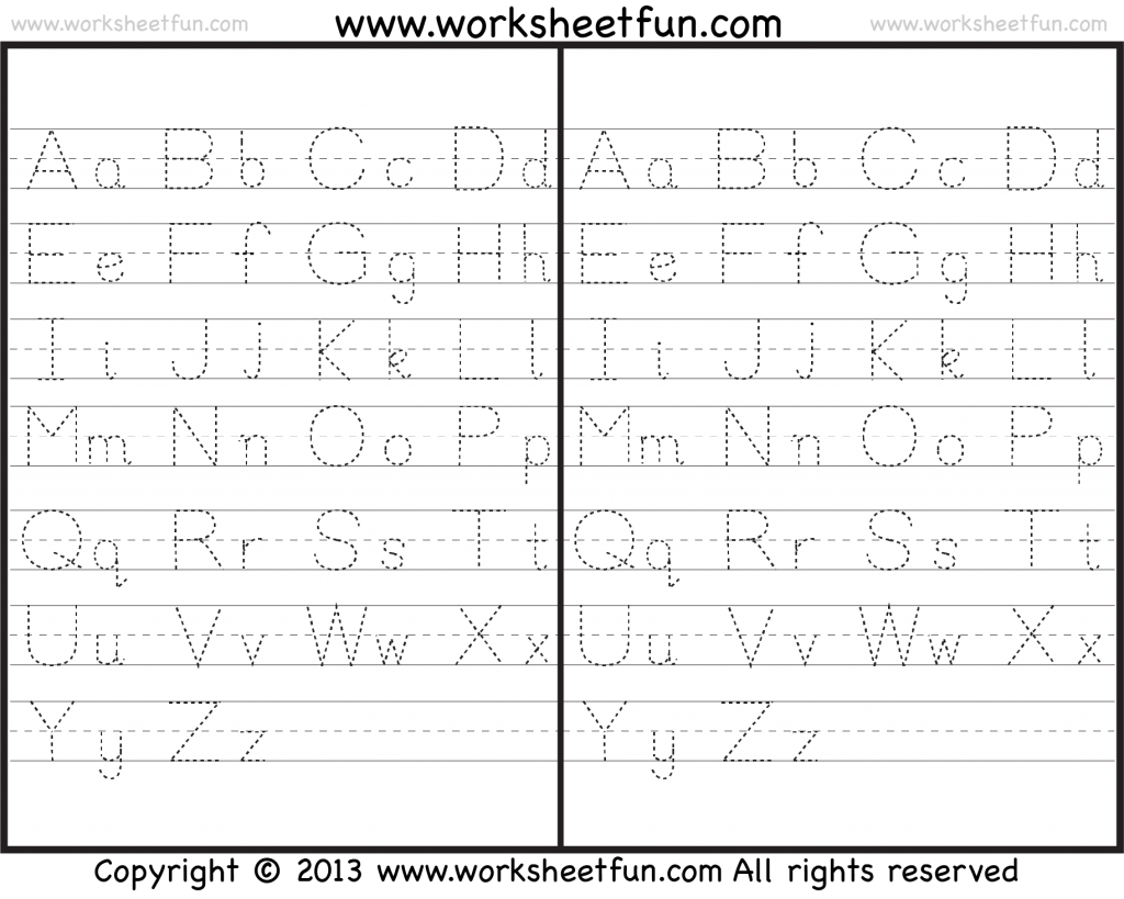 Capital And Small Letter Tracing Worksheet In Spanish Dot To Dot Name 