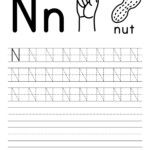 Capital Letter N Tracing Worksheet Printable Form Templates And Letter