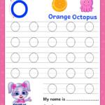 Capital Letter O Tracing Worksheet Trace Uppercase Letter O
