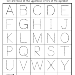 Capital Letter Tracing Worksheet Lowercase Letters Practice Capital