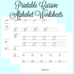 Cursive Capital Letters Tracing TracingLettersWorksheets